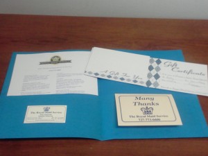 Cleaning Gift Certificates